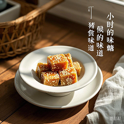 小時候的味道，豬油糖